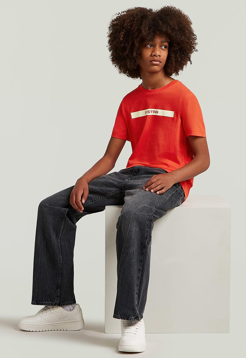 G-STAR - T-shirt s\s regular - red