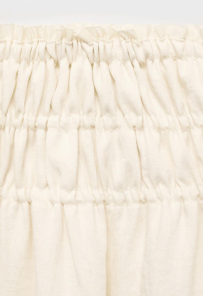 MANGO - Skirt Perth - Light Beige