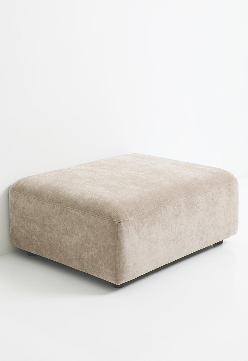 Sixth Floor - Yuca modular stool- taupe