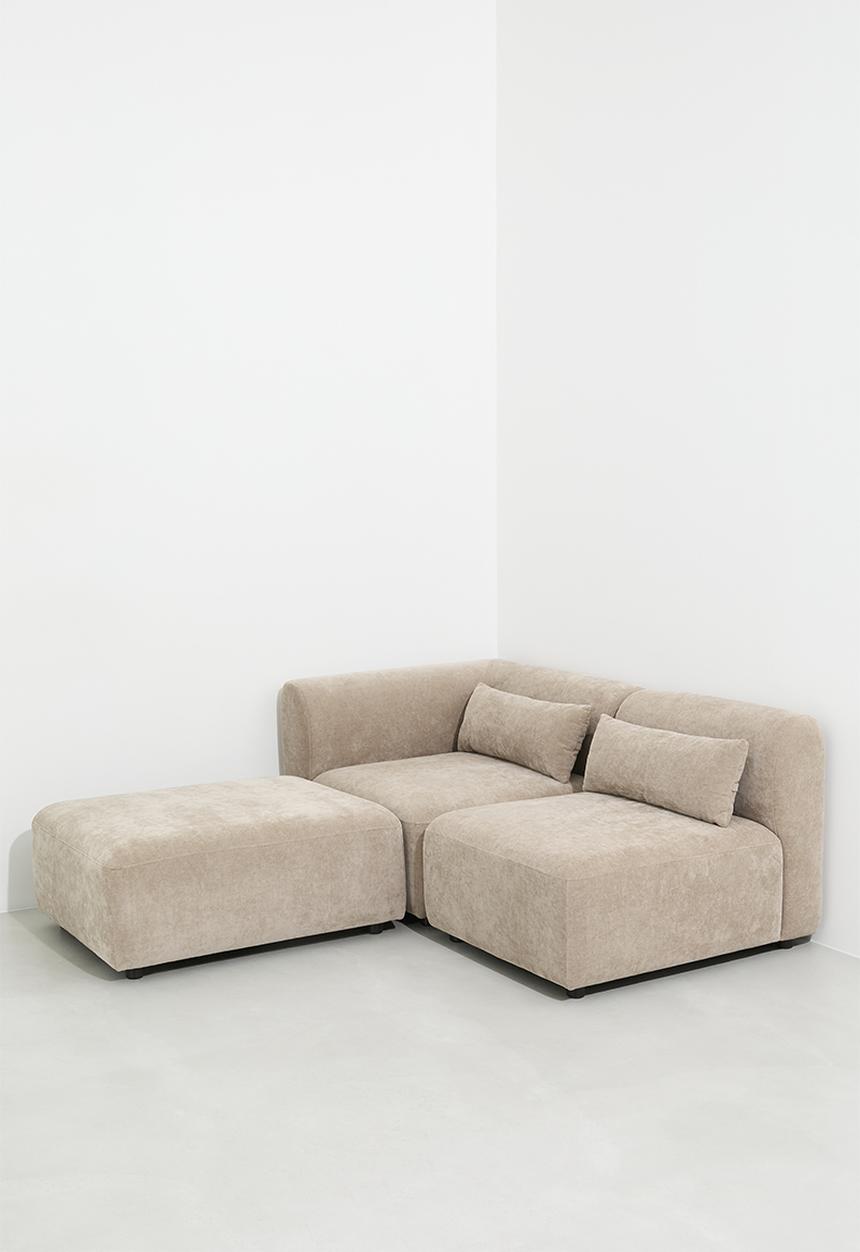 Sixth Floor - Yuca modular stool- taupe