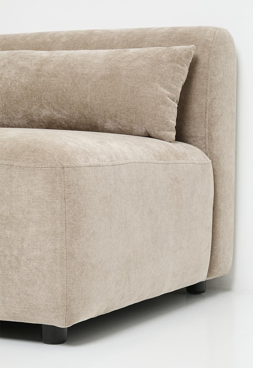 Sixth Floor - Yuca modular corner unit- taupe
