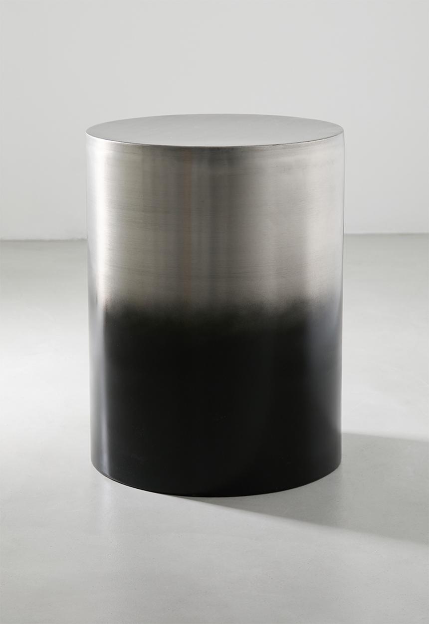 Sixth Floor - Aria Side table- antique metal