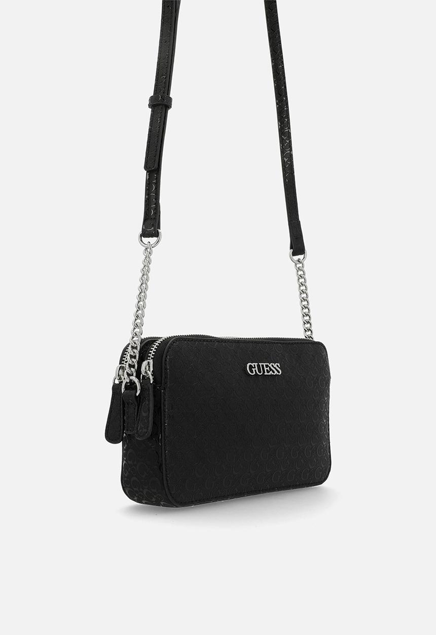 GUESS - Tidewood mini compartment crossbody bag - black