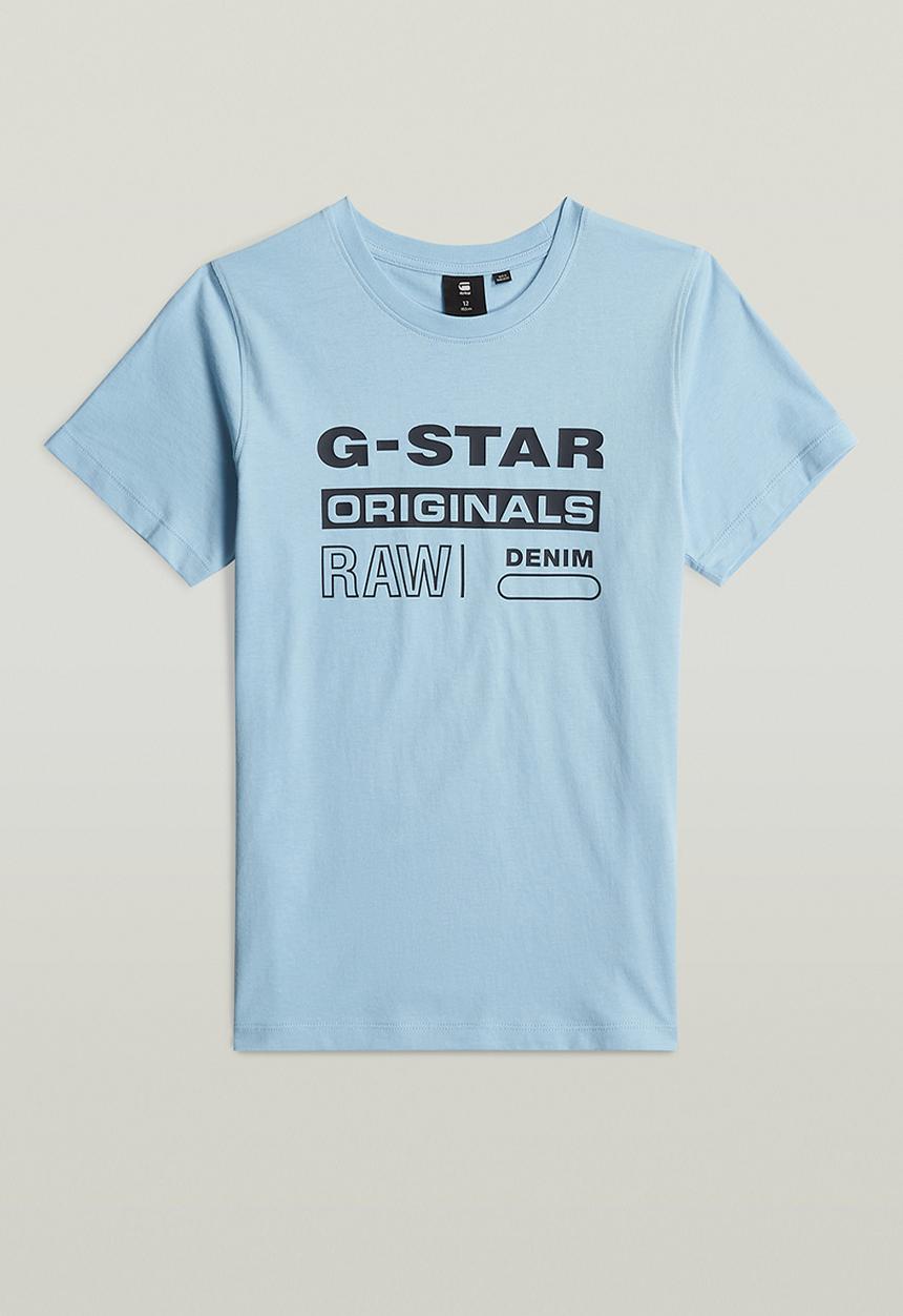 G-STAR - T-shirt s\s regular - blue