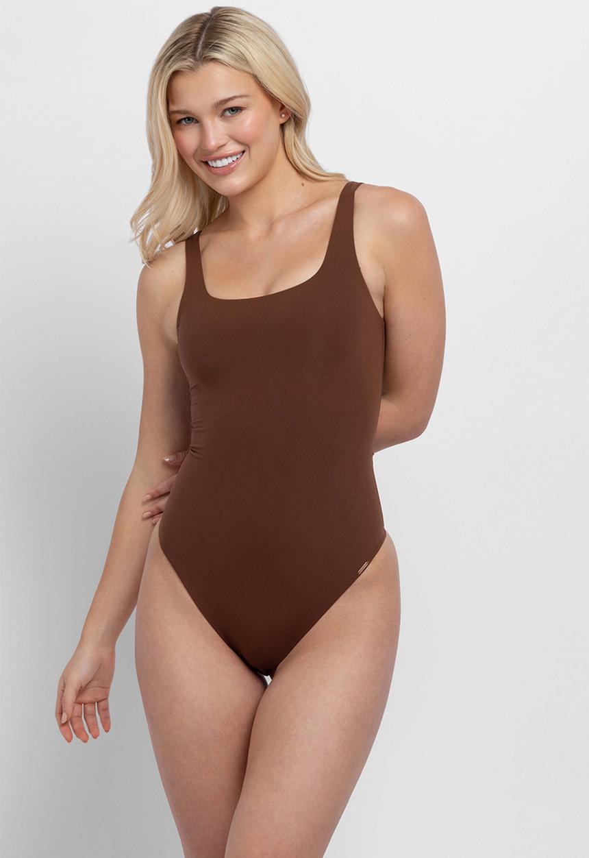 DORINA - Nao bodysuit - brown
