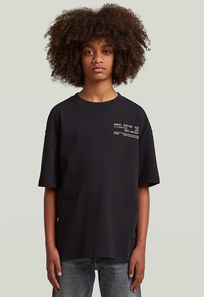 G-STAR - T-shirt s\s boxy - black
