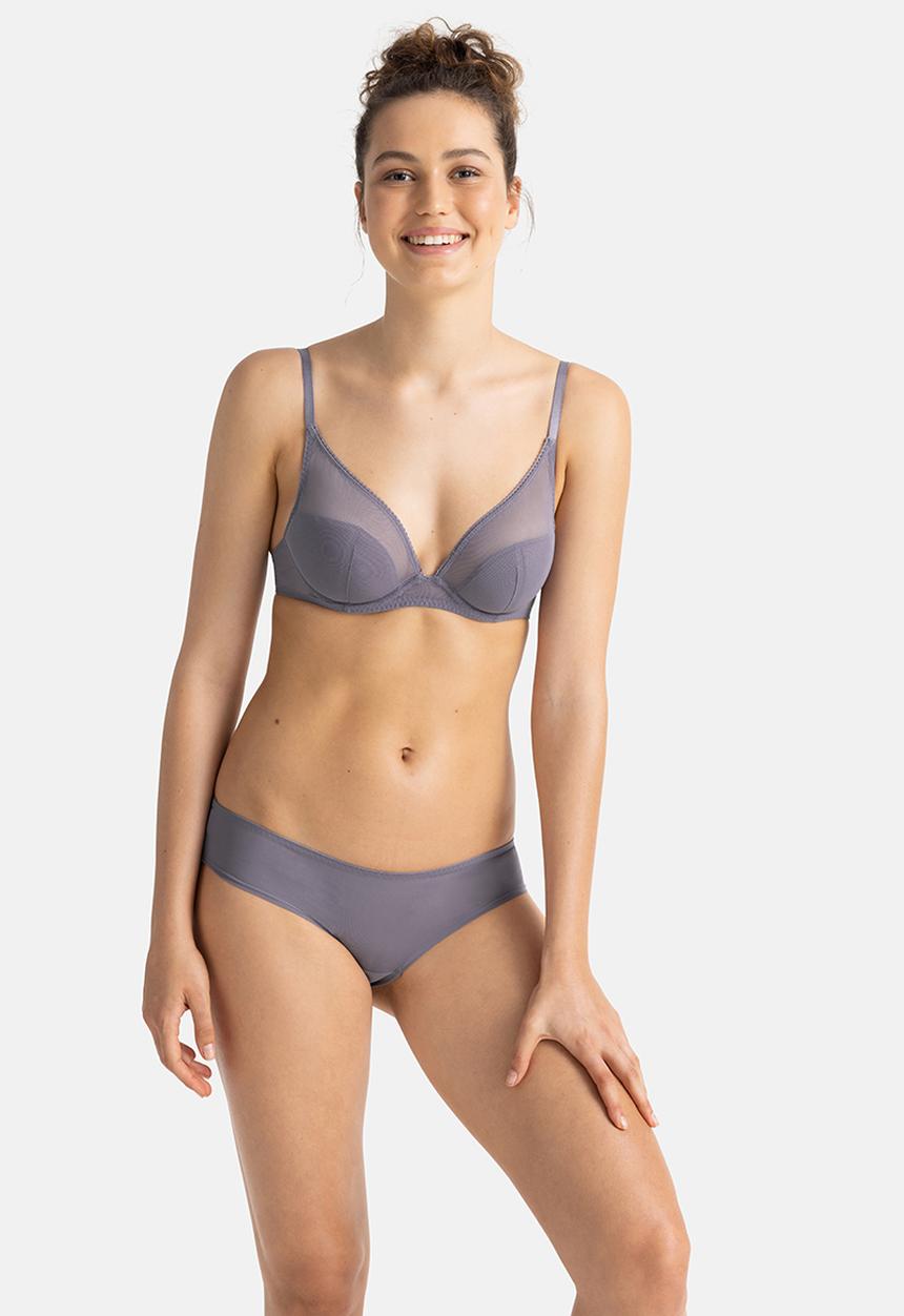 DORINA - Melanie 2pack plunge bra - beige/grey