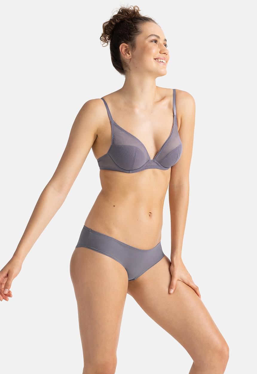 DORINA - Melanie 2pack plunge bra - beige/grey