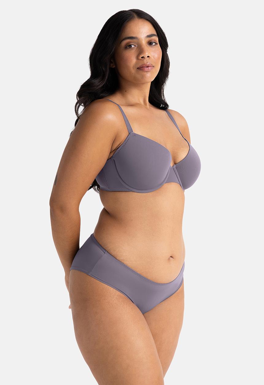DORINA - Plus Curvy Melanie 2pack demi bra - beige/grey