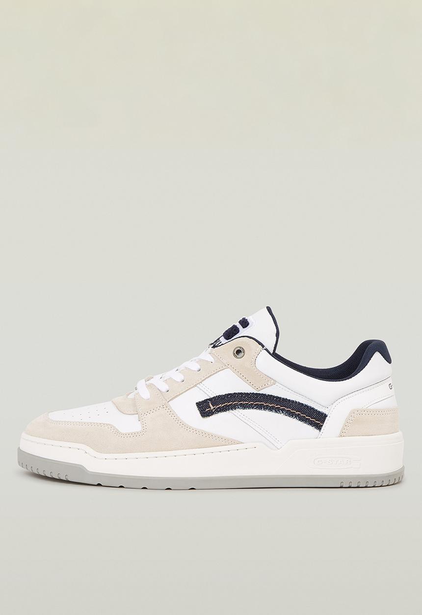 G-STAR - Grid bsc m - white & grey