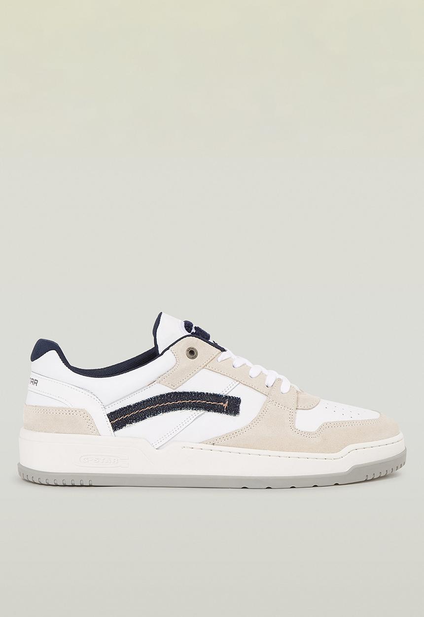 G-STAR - Grid bsc m - white & grey