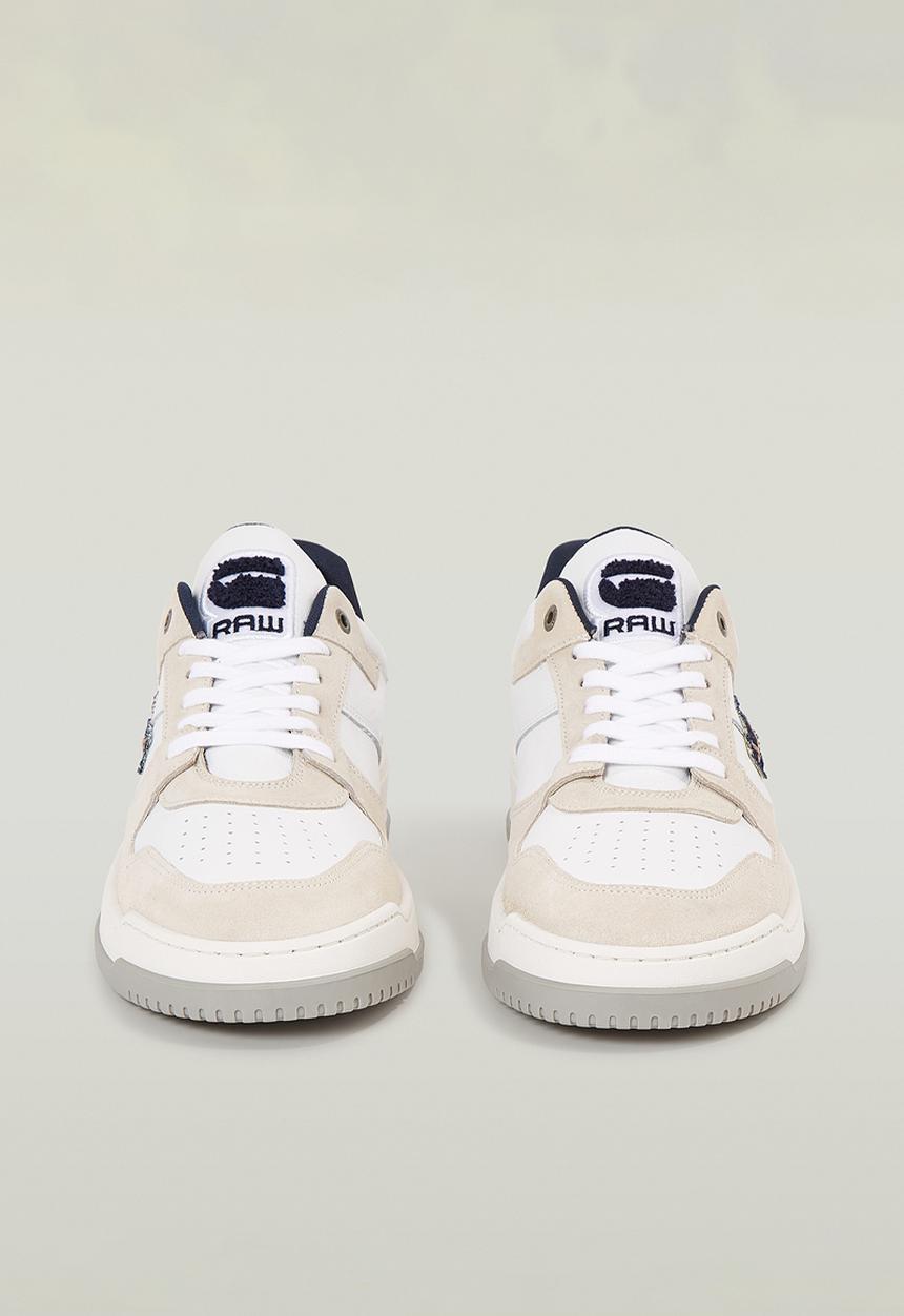 G-STAR - Grid bsc m - white & grey