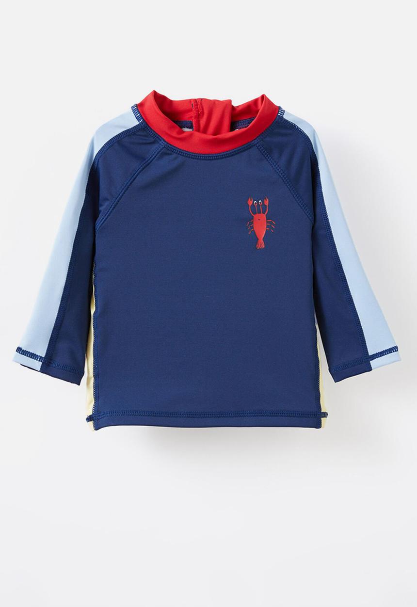 Cotton On - Freddie rash vest - navy ink/colourblock