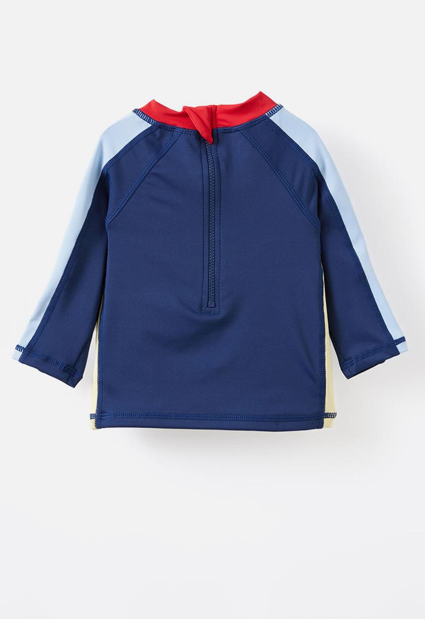 Cotton On - Freddie rash vest - navy ink/colourblock
