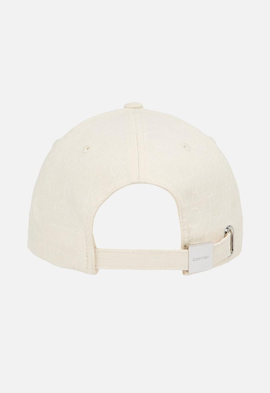 Calvin Klein - Monogram jacquard cap - sea salt