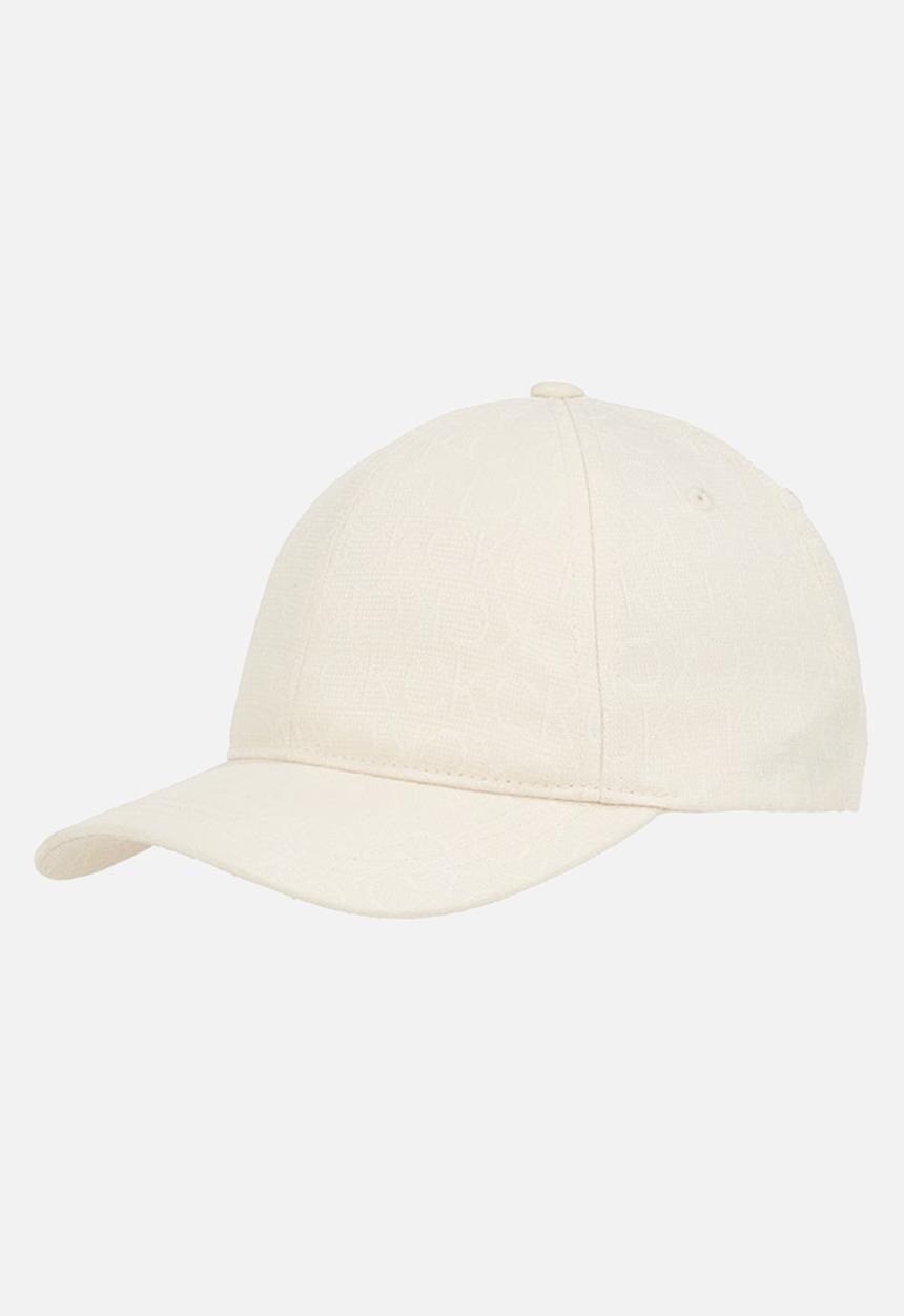 Calvin Klein - Monogram jacquard cap - sea salt