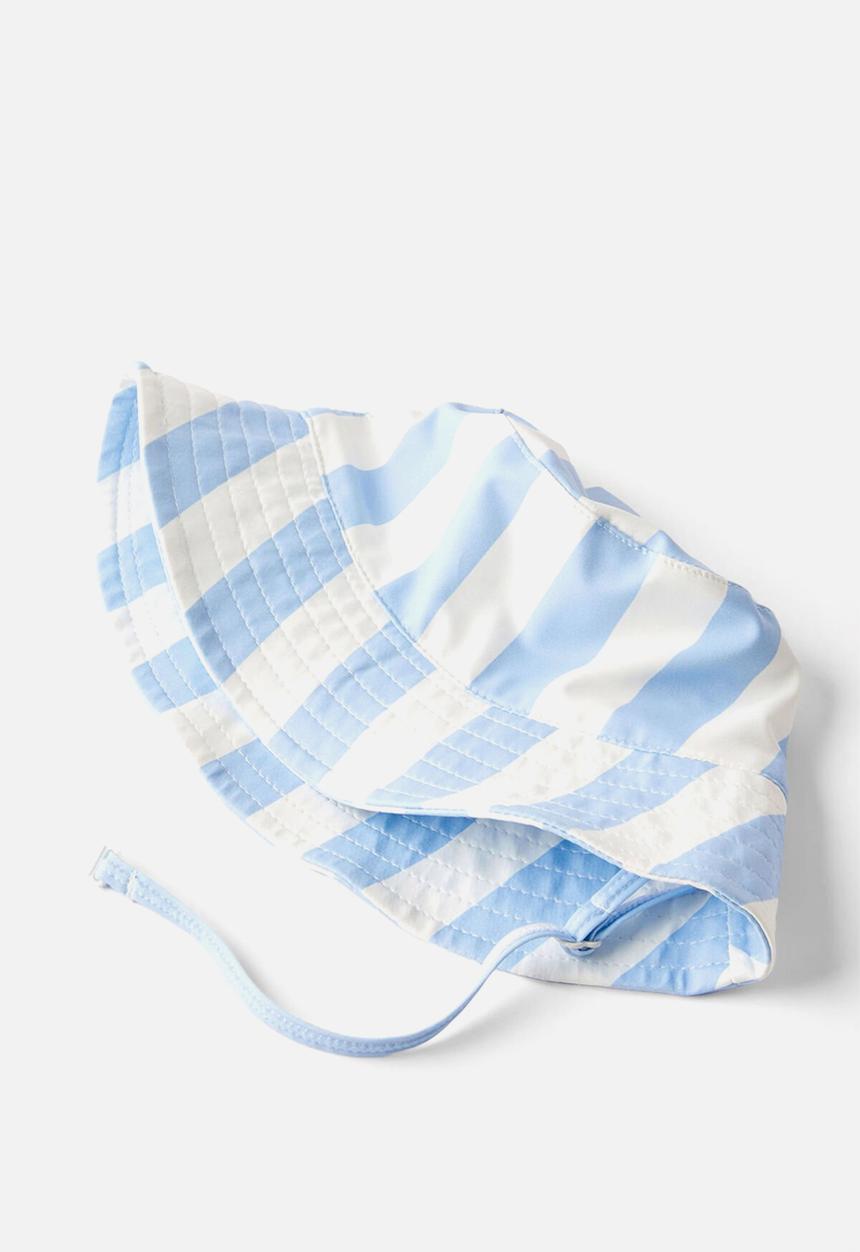 Cotton On - Baby swim bucket hat - dawn blue/bold stripe