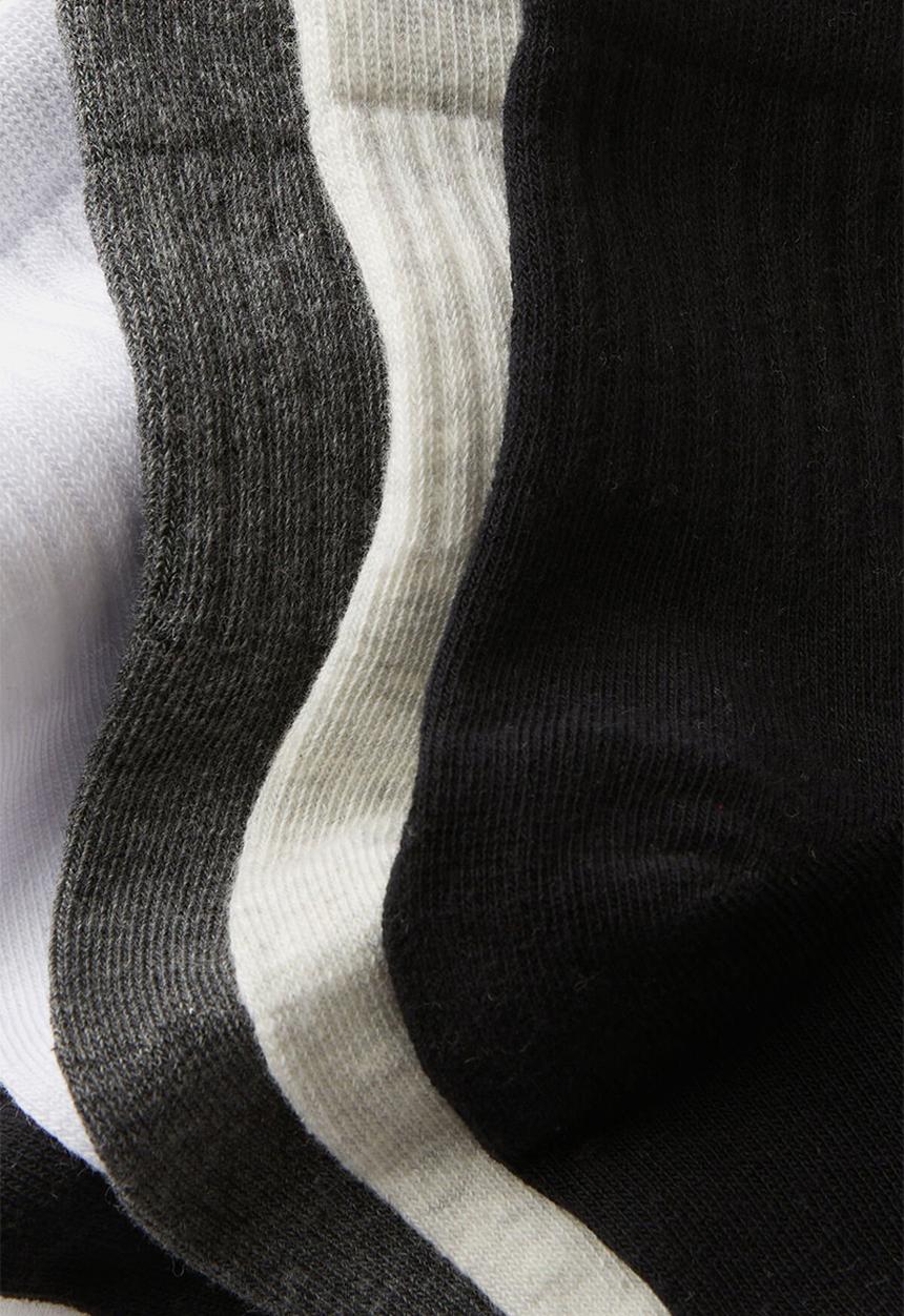Rubi - 5 Pack Quarter Crew Sock - Multi 