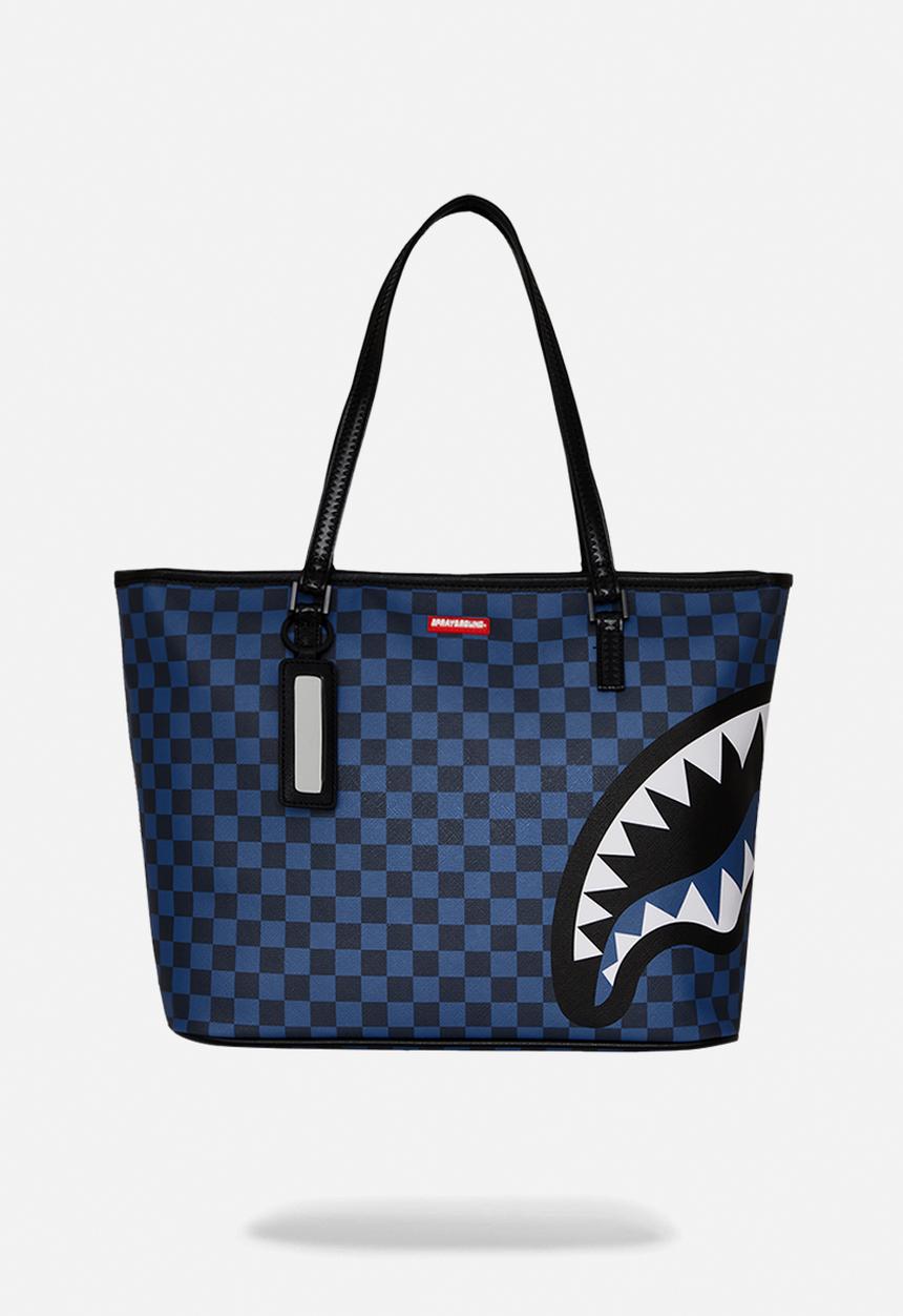 Sprayground - Midnight check tote bag - blue