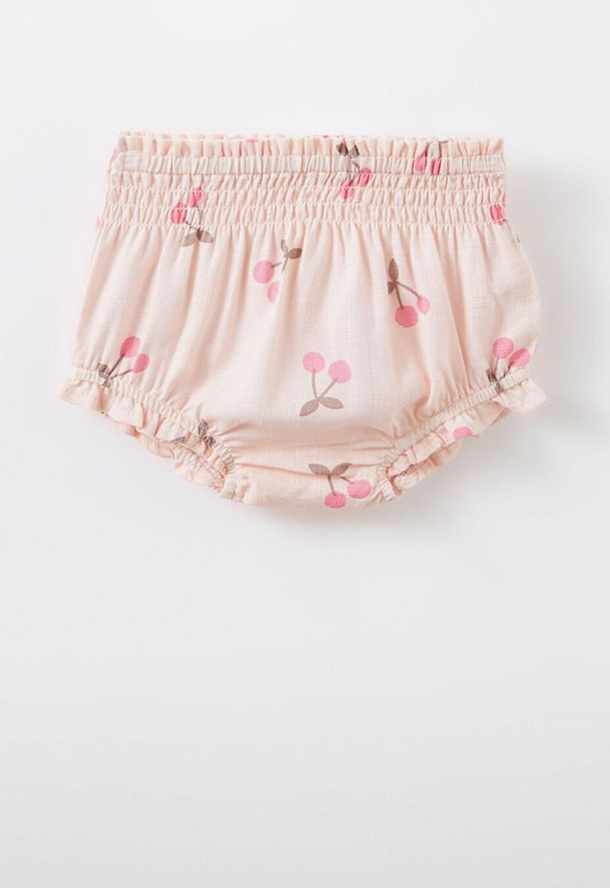 Cotton On - Gigi shirred top and bloomer set - pink pearl/summer cherries