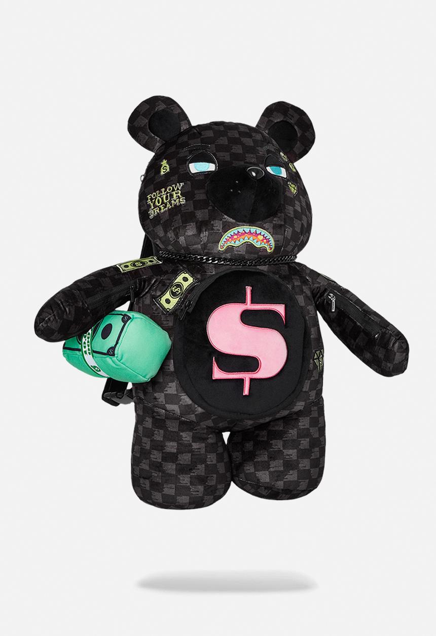 Sprayground - Slime takeover teddy bear - black/Pink