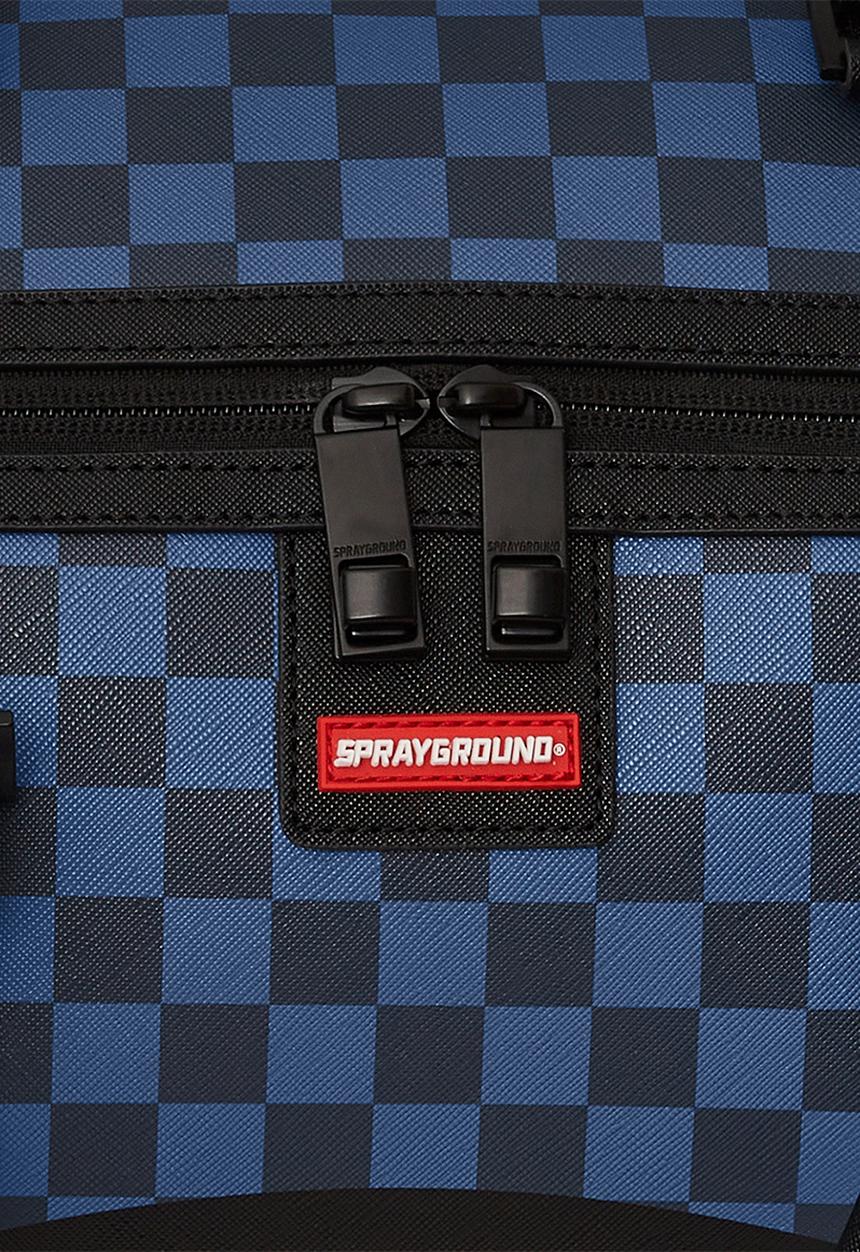 Sprayground - Midnight check emperor duffle bag - blue