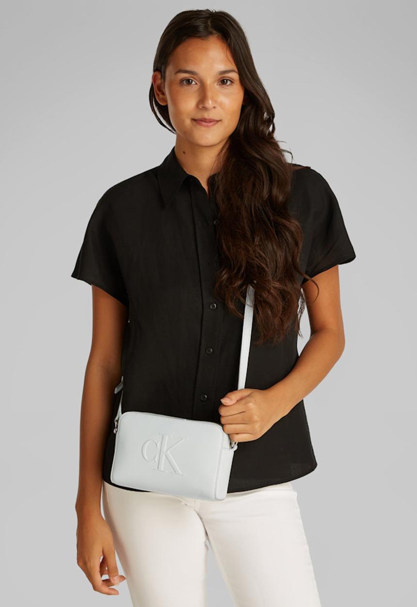 Calvin Klein - Sculpted ew camera bag20- sky gray