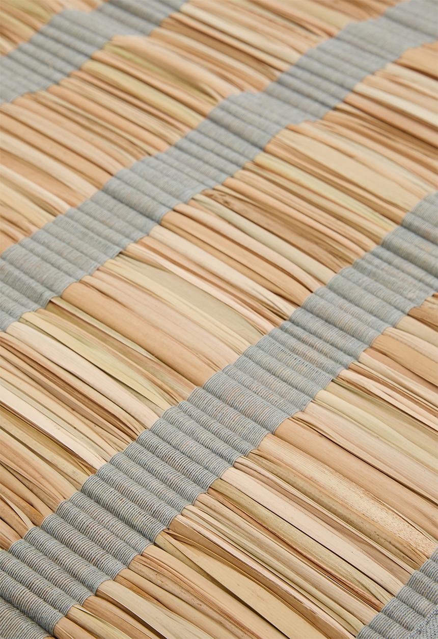 Sixth Floor - Straw Beach Mat - Grey