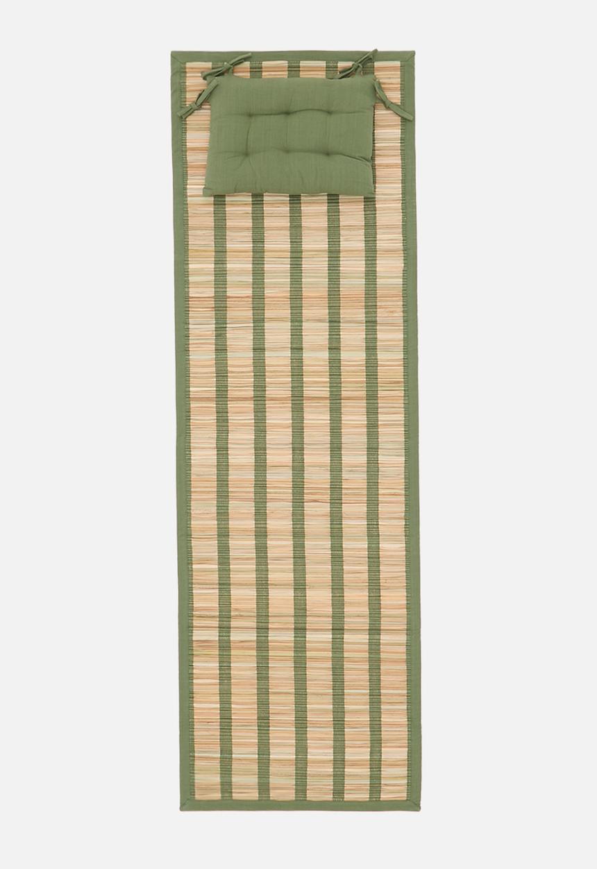 Sixth Floor - Straw Beach Mat - Green