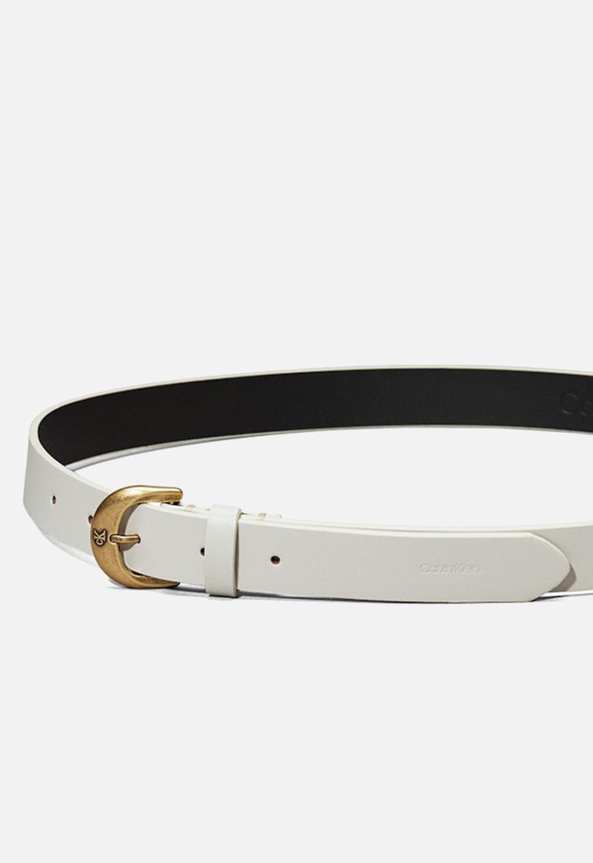 Calvin Klein - Casual pin buckle 25mm- silver birch/antique light gold