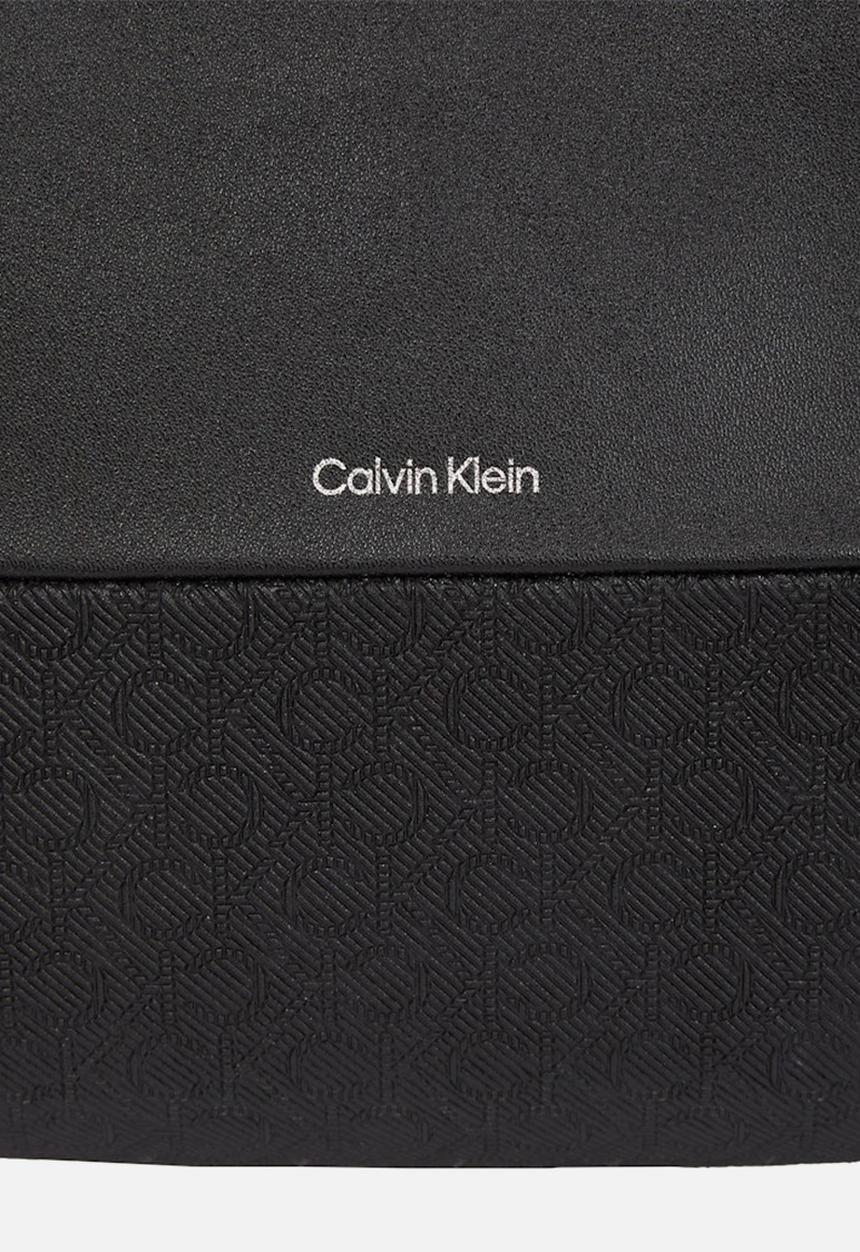 Calvin Klein - Ck mixmedia convertible bag_mono- ck black