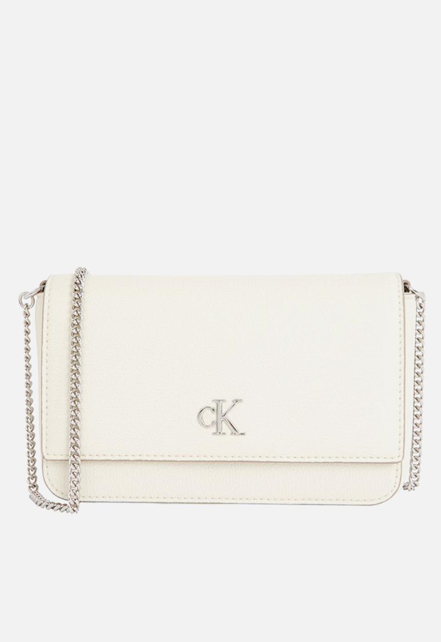 Calvin Klein - Minimal monogram ew flap ph/cb19- silver birch