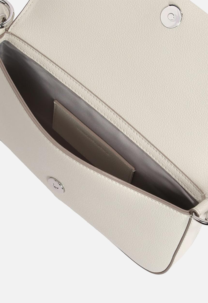 Calvin Klein - Minimal monogram shoulder pouch- silver birch