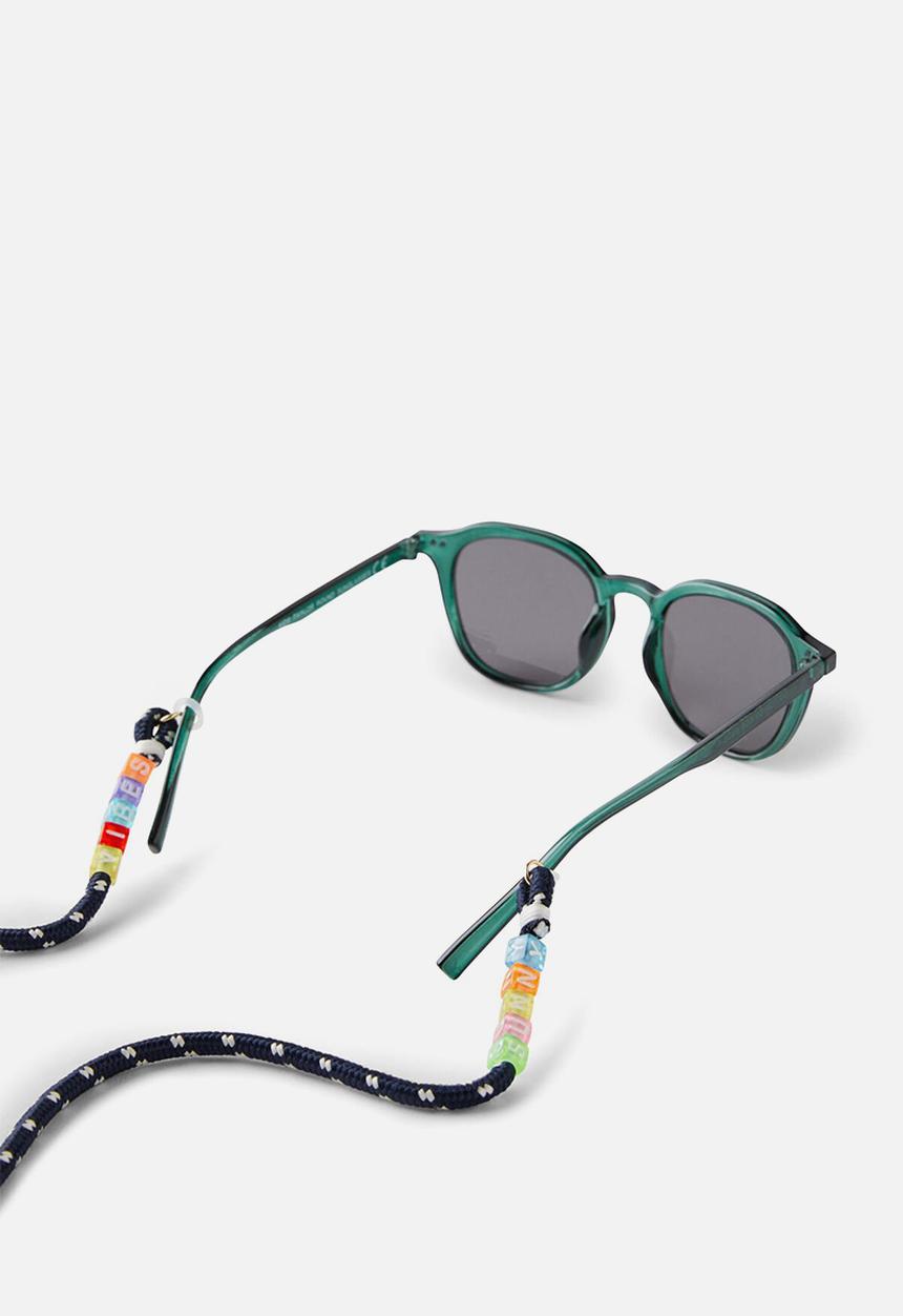 Cotton On - Kids Sunglasses Chain - Navy Rope/Sunny Vibes