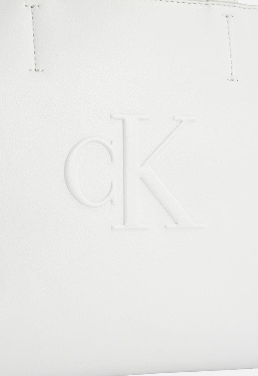 Calvin Klein - Sculpted mini ew tote- sky gray
