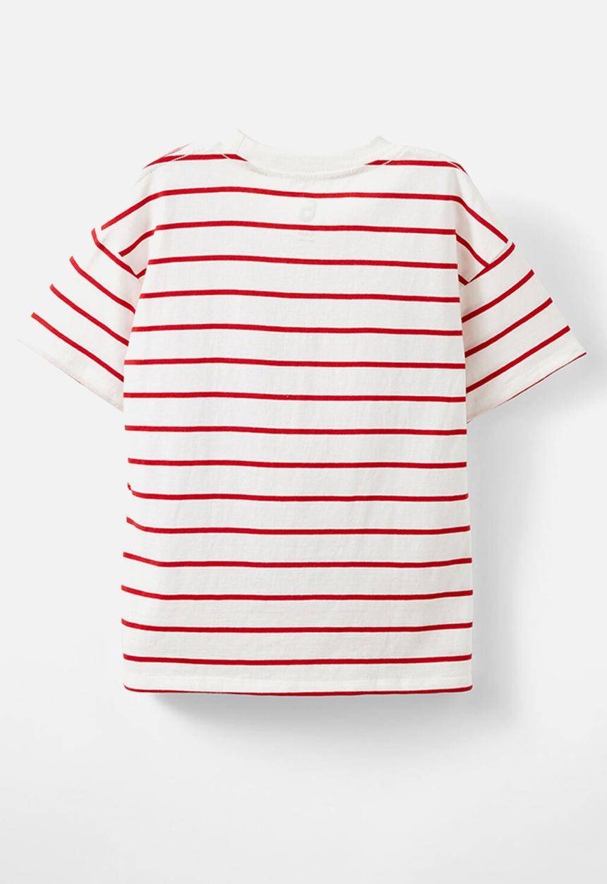 Cotton On - Livvy lux short sleeve tee - varsity red/vanilla cherry