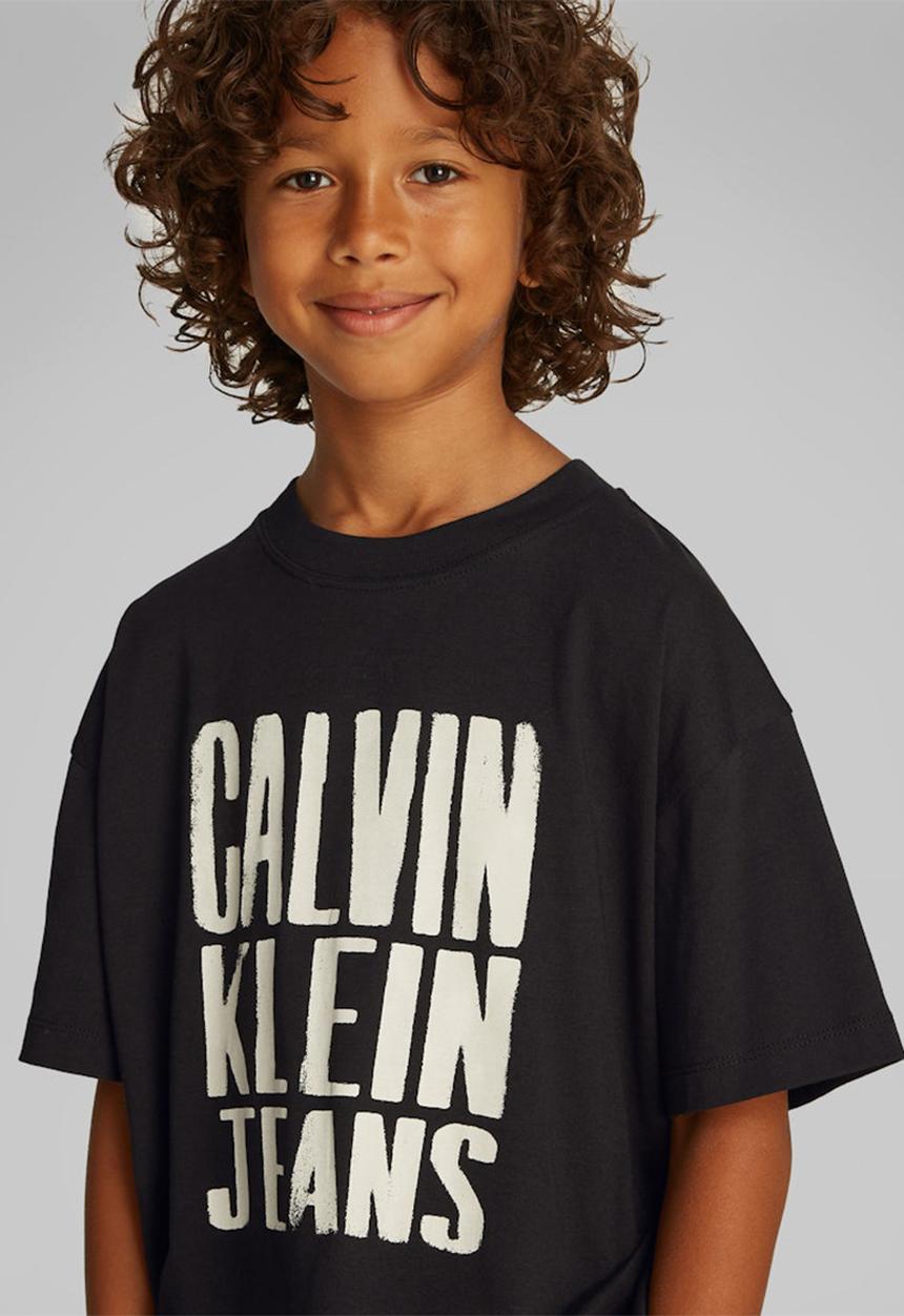 Calvin Klein - Bold ckj logo t-shirt - ck black