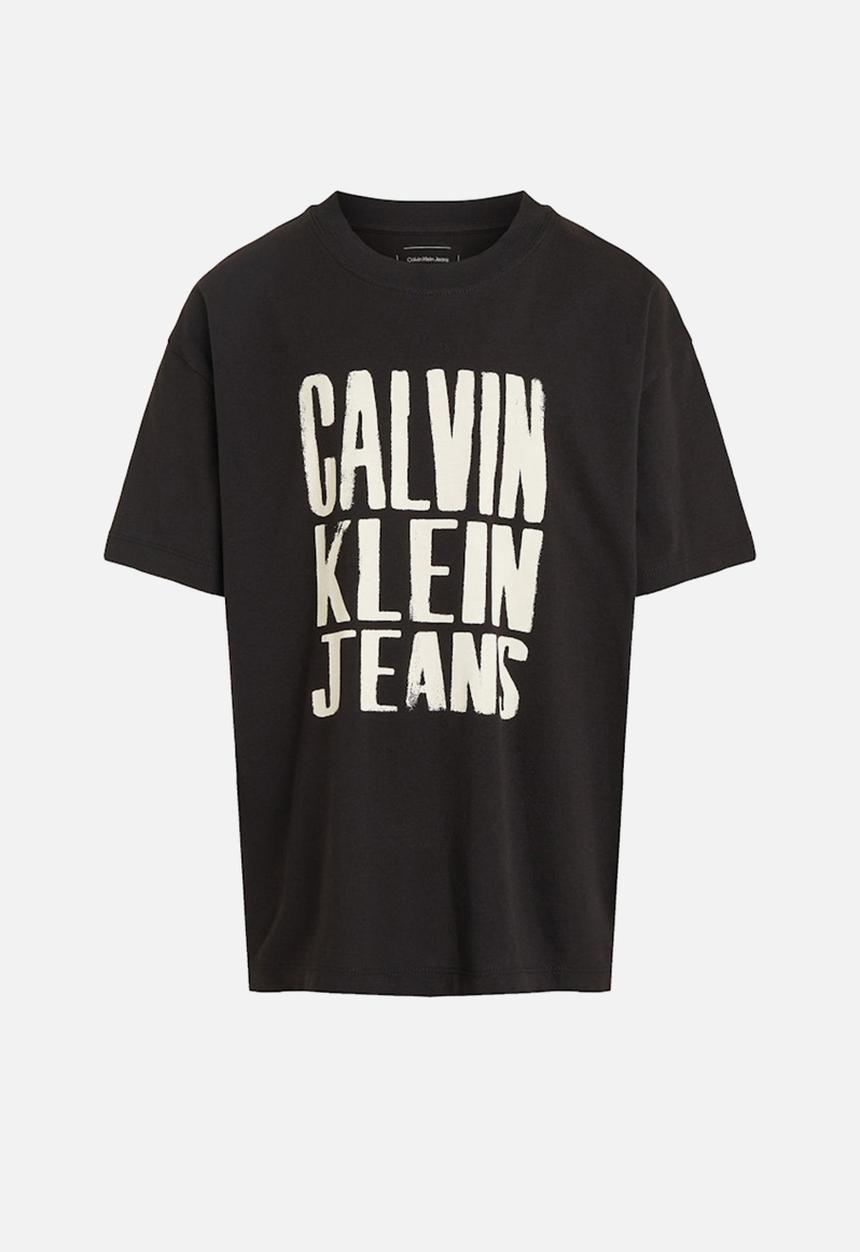Calvin Klein - Bold ckj logo t-shirt - ck black