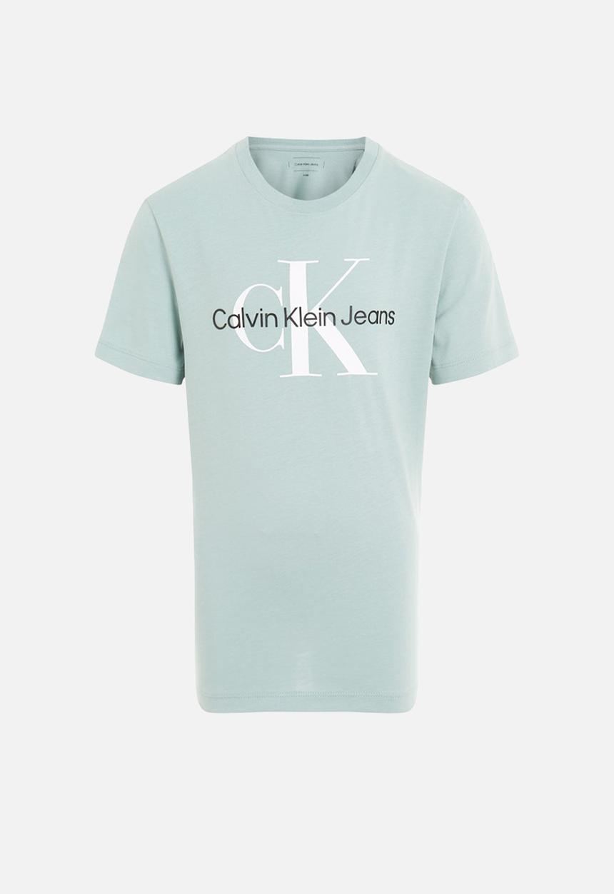 Calvin Klein - Ck monogram ss t-shirt - green surf