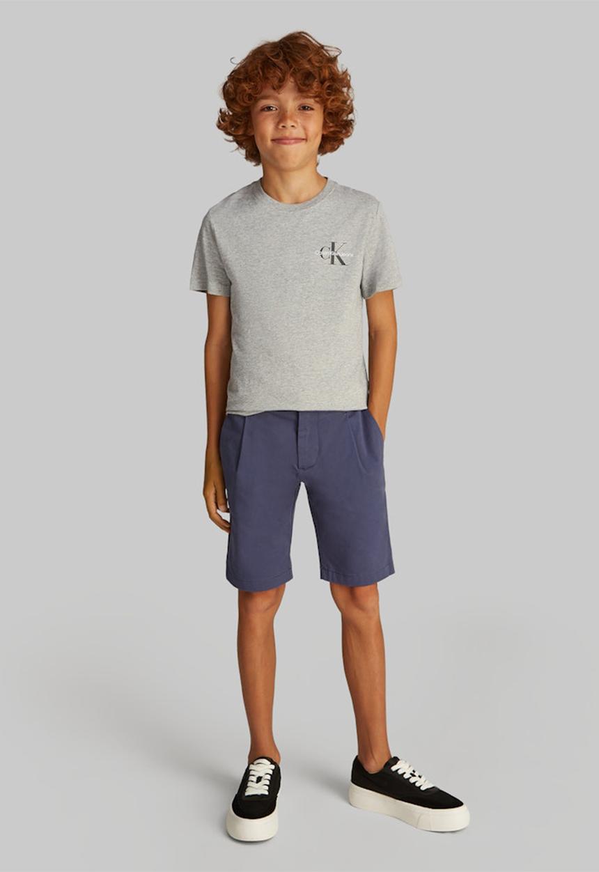 Calvin Klein - Chest monologo ss t-shirt - grey heather