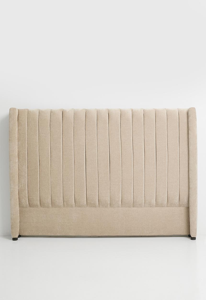 Sixth Floor - Noa Ribbed Chenille Headboard - Taupe
