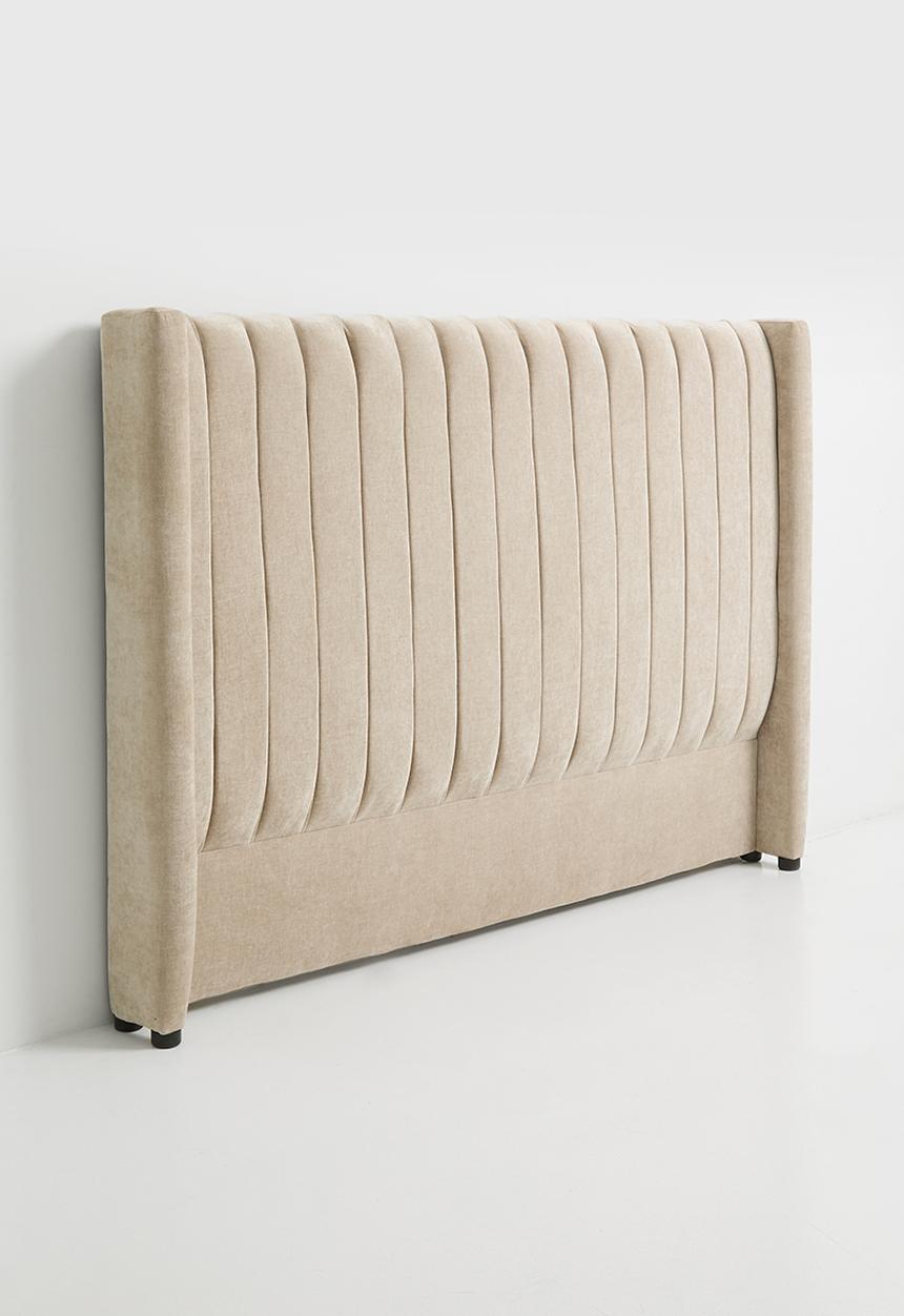Sixth Floor - Noa Ribbed Chenille Headboard - Taupe