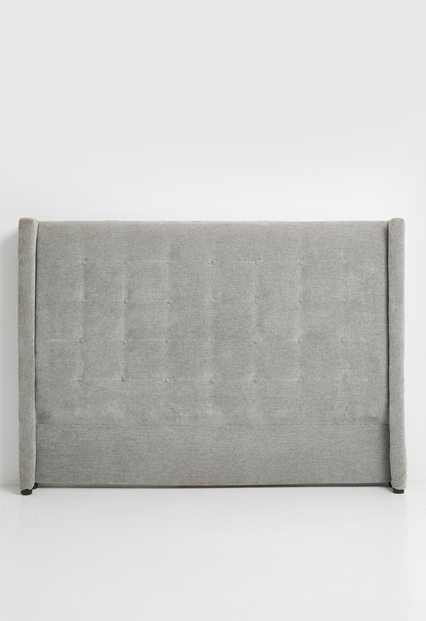 Sixth Floor - Billy Buttoned Headboard - Grey