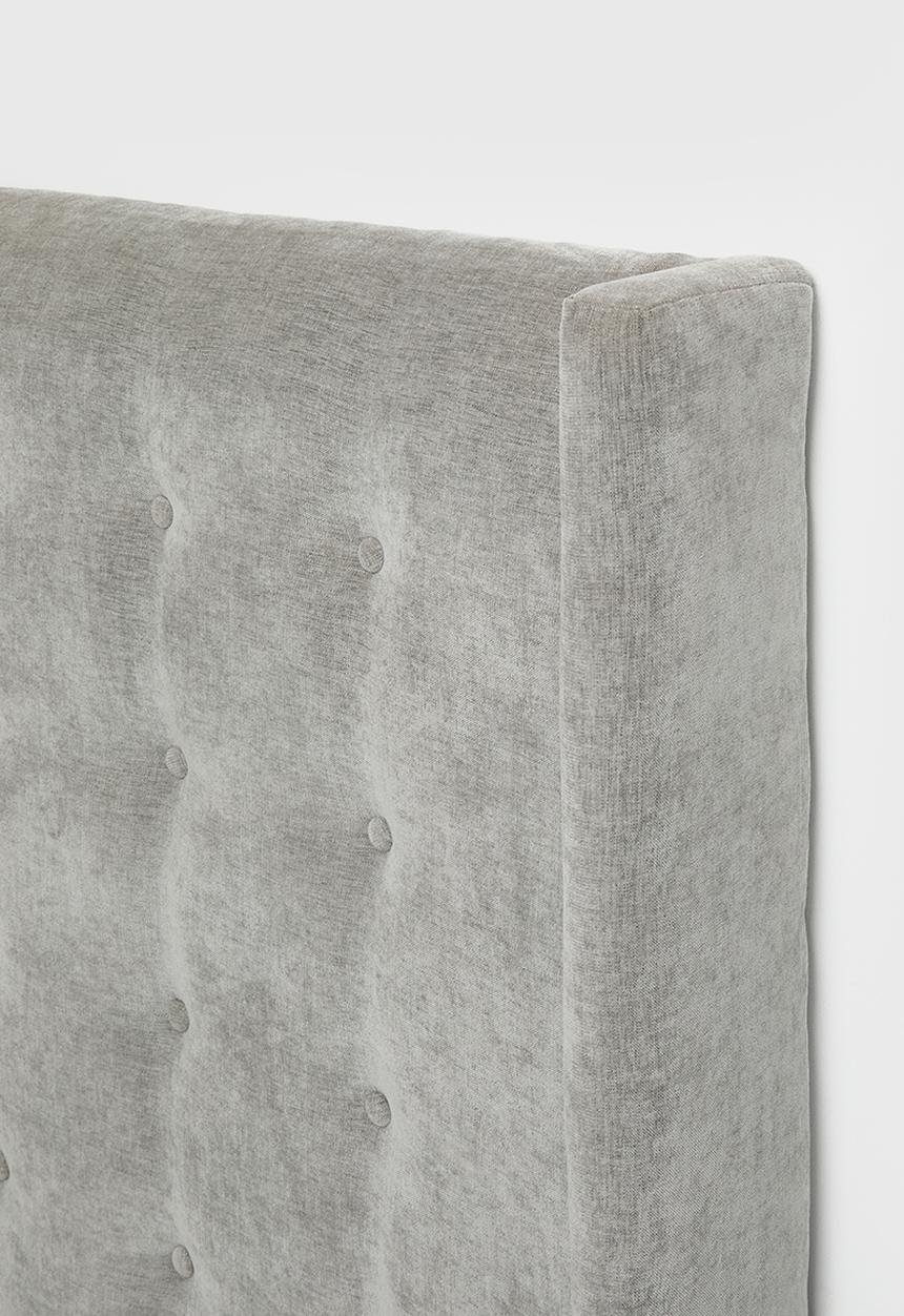 Sixth Floor - Billy Buttoned Headboard - Grey