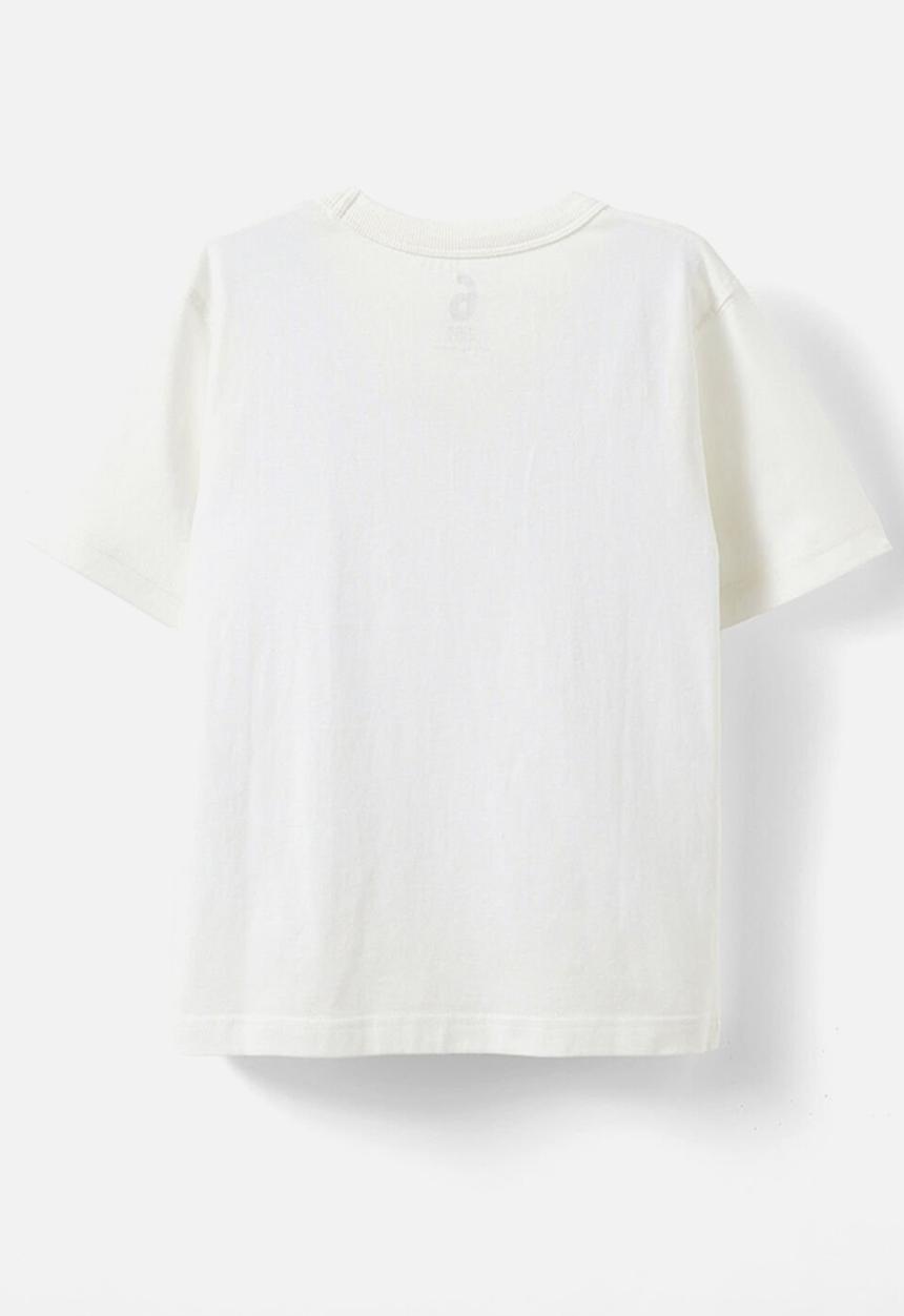 Cotton On - Jonny Short Sleeve Graphic Print Tee - Vanilla/Athletic Club 73