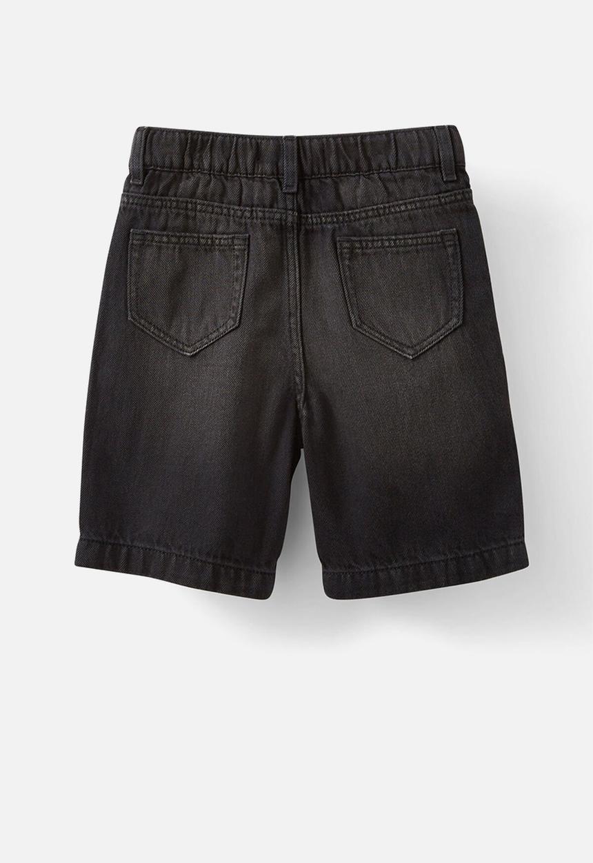 Cotton On - Super Baggy Short - Balmoral Black
