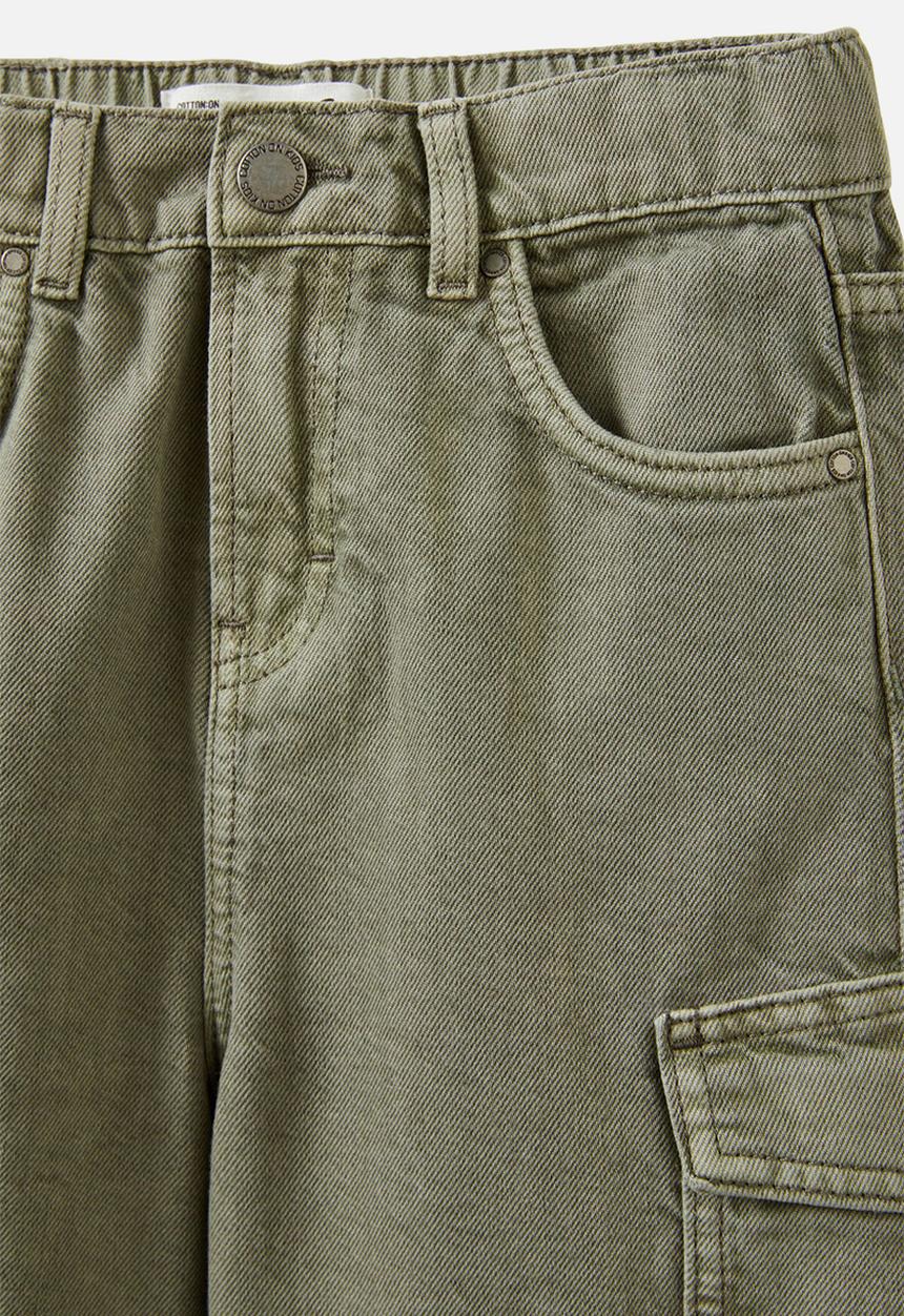 Cotton On - Super Baggy Short - Mission Green/Cargo