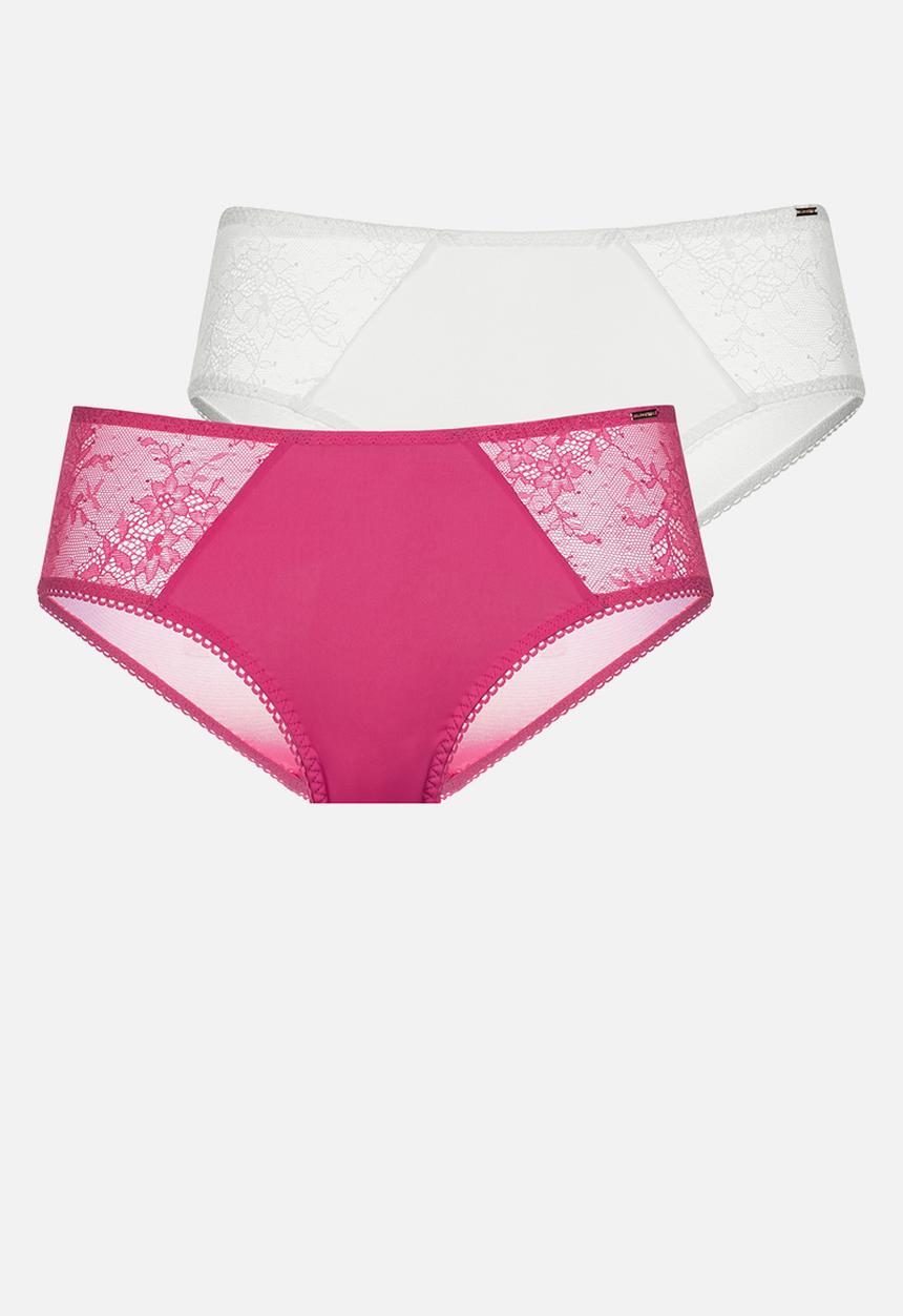 DORINA - Plus Aurai 2 pack hipster classic - pink/ivory