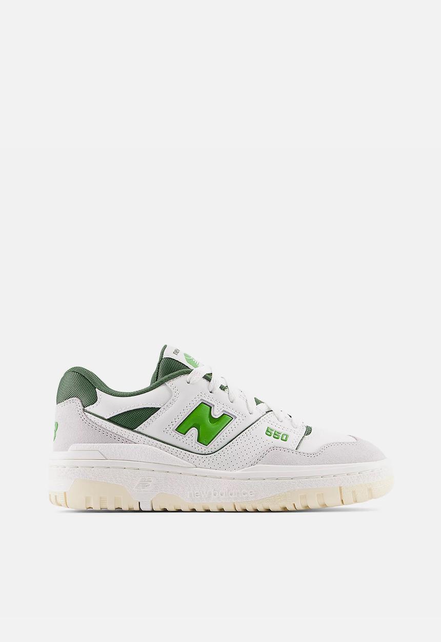 New Balance  - B550 V1 Grade School - Sea Salt/Green