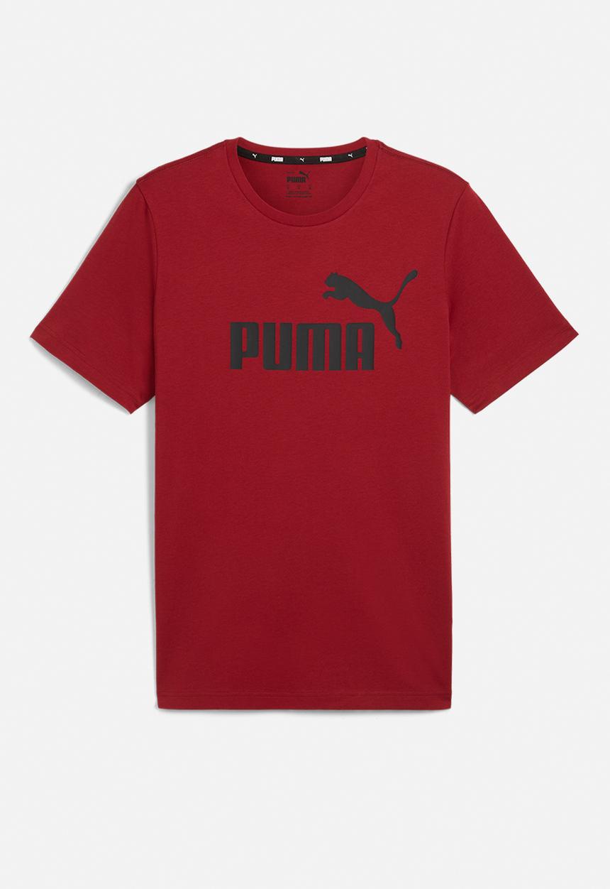 PUMA - ESS Logo Tee M - Intense Red